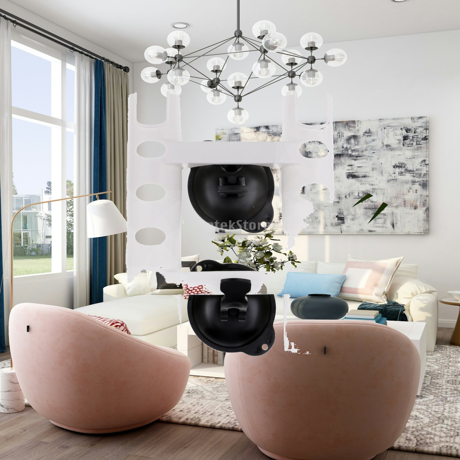 Fishing Rod Rack - Fishing Rod Rack Suction Cup Mount