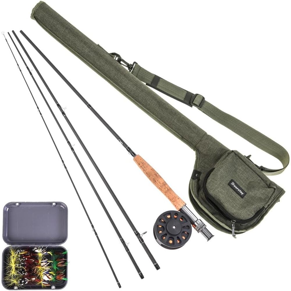 Portable Fishing Kit: Rod, Car - Fishing Rod Case 评论和价格