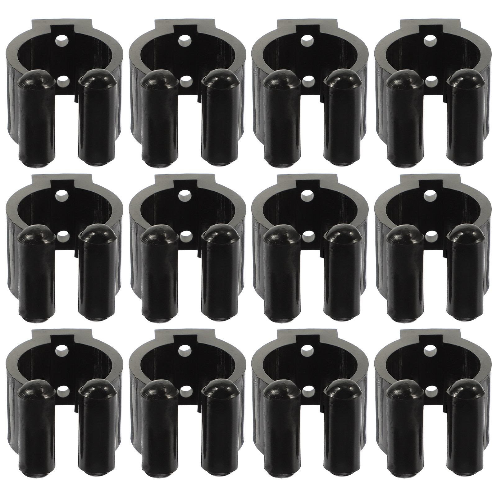 12Pcs Sturdy Plastic Club Clip - Fishing Rod Rack 评论和价格