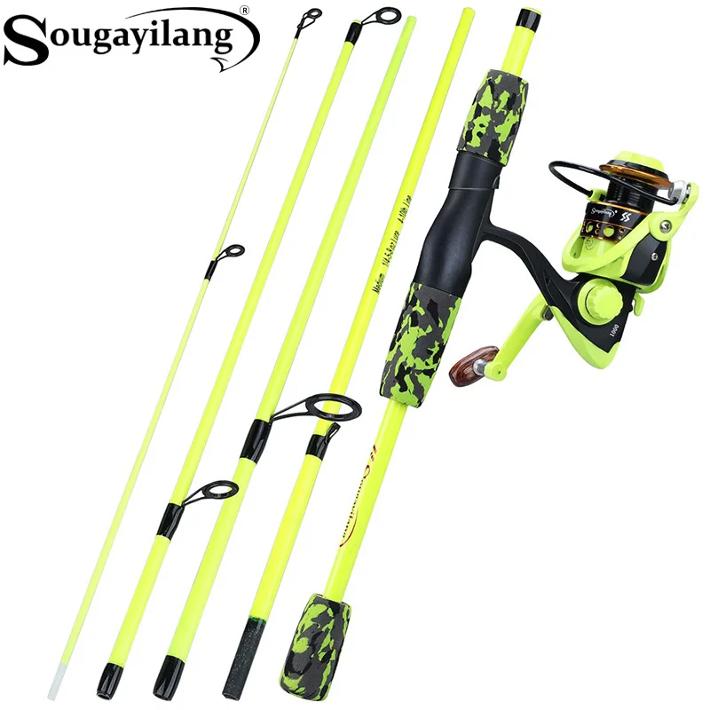 Sougayilang Portable 5 Section - Fishing Rod Combo 评论和价格