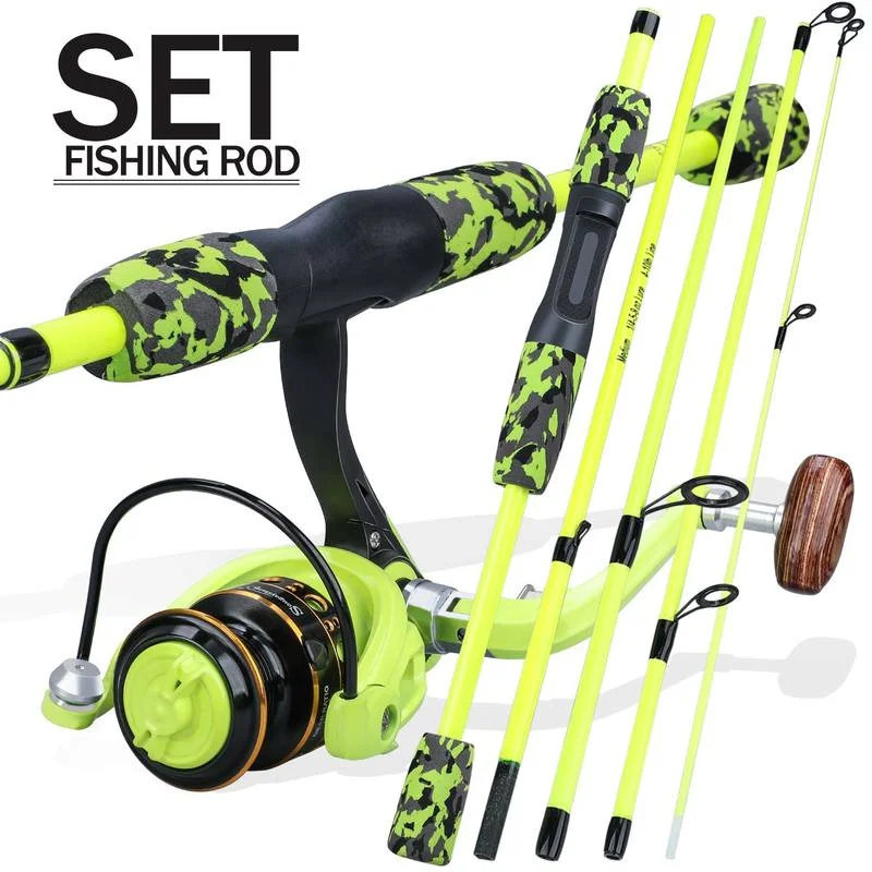 Sougayilang Portable 5 Section - Fishing Rod Combo 评论和价格