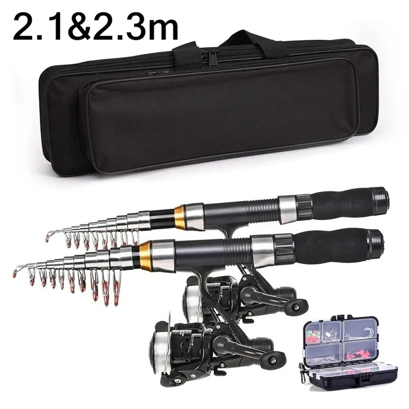 BRAVMAK 2.1/ 2.3 mTelescopic F - Fishing Rod Case 评论和价格